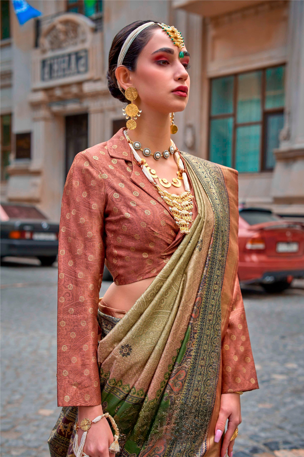 Elegant Shine Super Poly Viscose Silk Saree with Apoxy Finish - LaVante Fashion
