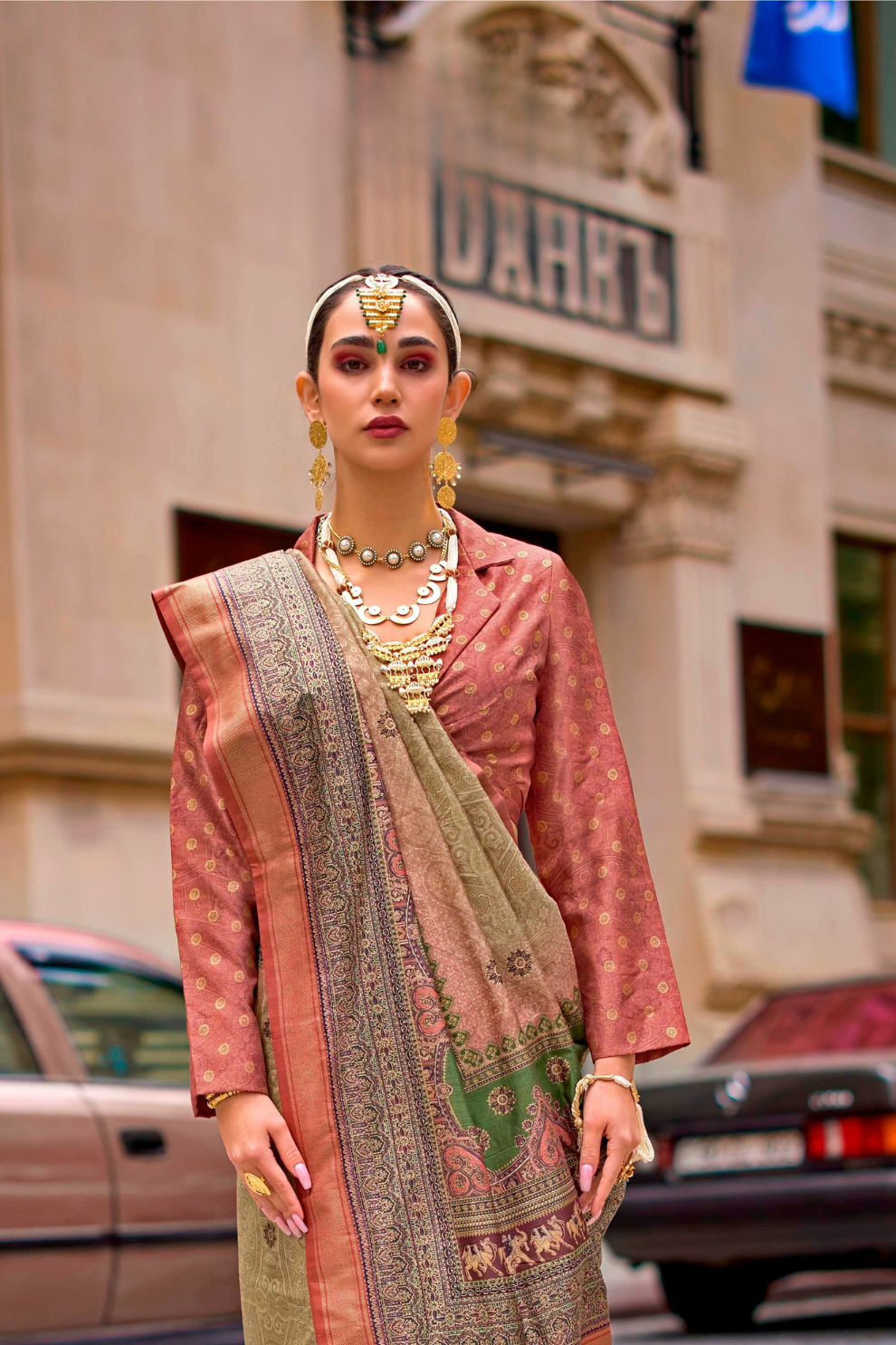 Elegant Shine Super Poly Viscose Silk Saree with Apoxy Finish - LaVante Fashion