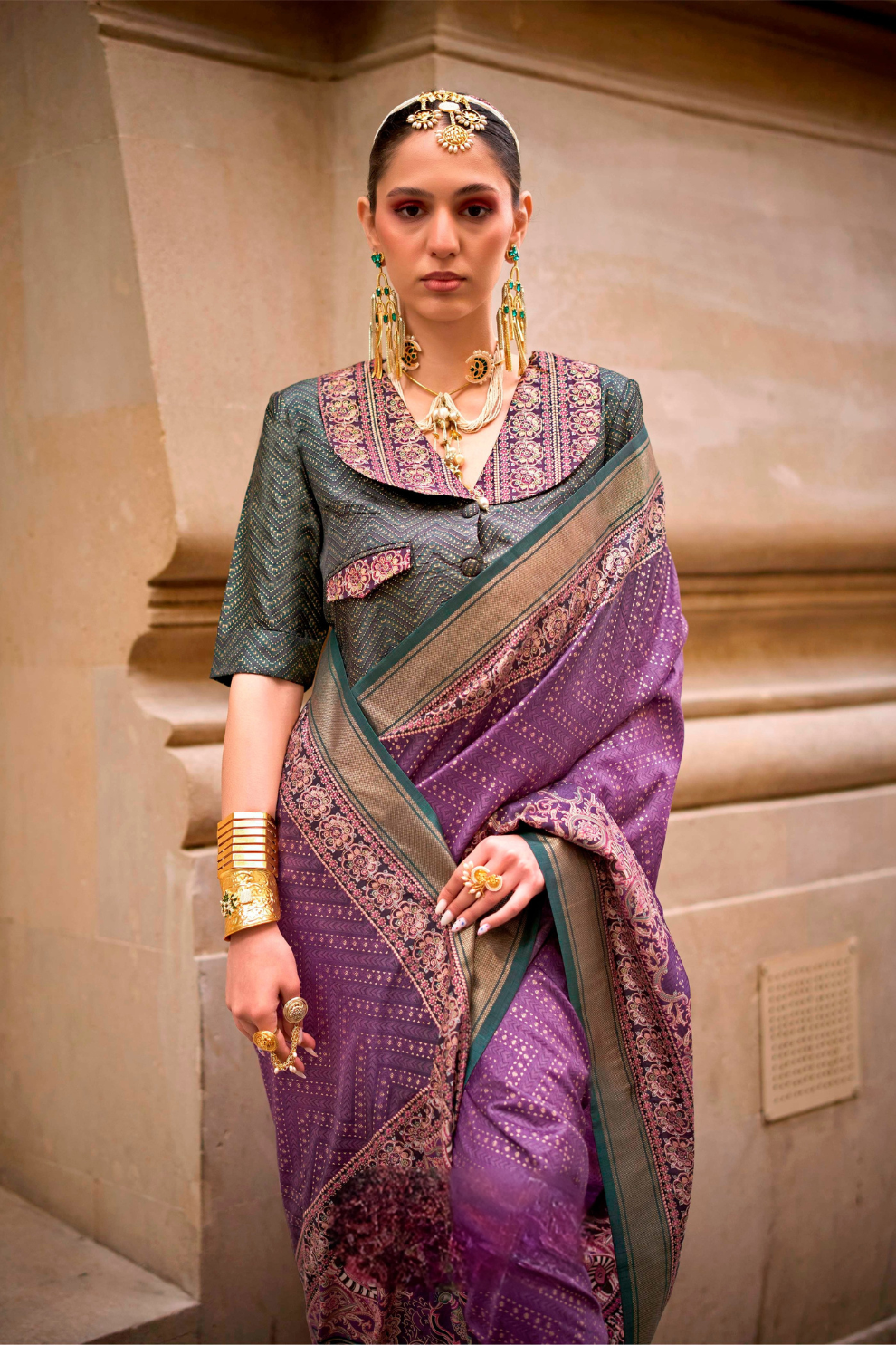 Elegant Shine Super Poly Viscose Silk Saree with Apoxy Finish - LaVante Fashion