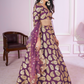 Designer Lehenga Set with Sequins Thread & Badla Zari Embroidery
