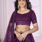 Designer Lehenga Set with Sequins Thread & Badla Zari Embroidery