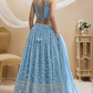 Stunning Lehenga Set with Sequins & Zari Embroidered Work