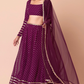 Graceful Zari & Sequins Embroidered Lehenga for Festive Occasions