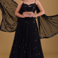 Graceful Zari & Sequins Embroidered Lehenga for Festive Occasions