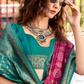 Soft Banarasi Bandhani Silk Saree with Traditional Weaving - LaVante Fashion