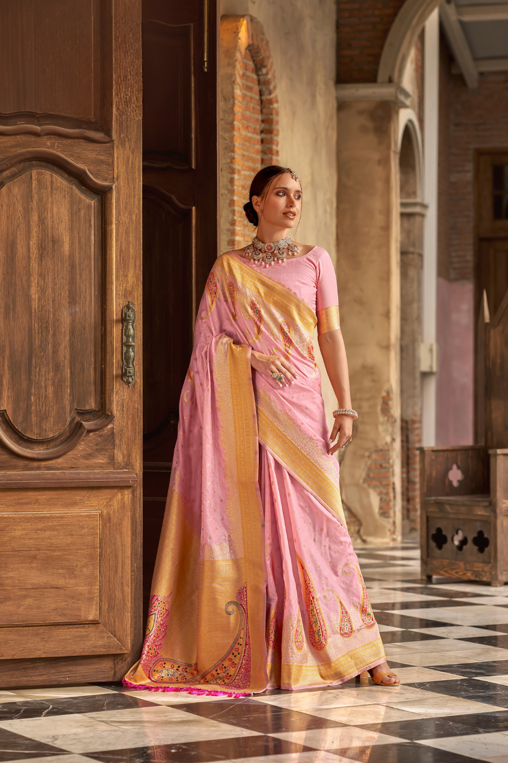 Soft Silk Saree with Graceful Drape and Lustrous Finish - LaVante Fashion