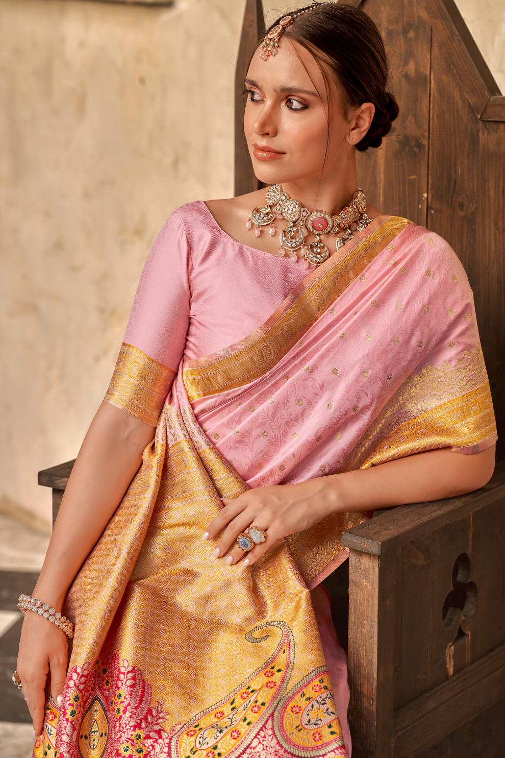 Soft Silk Saree with Graceful Drape and Lustrous Finish - LaVante Fashion