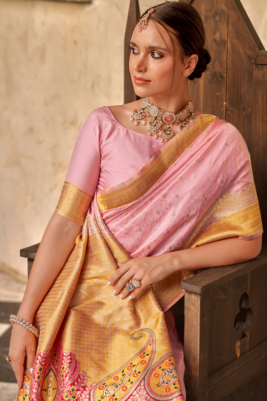 Soft Silk Saree with Graceful Drape and Lustrous Finish - LaVante Fashion