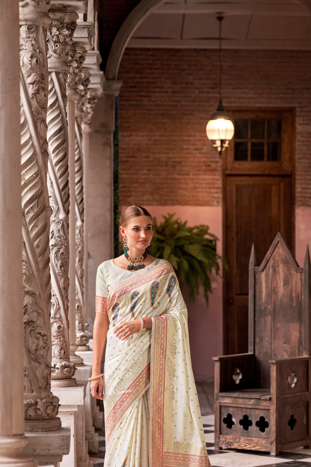 Soft Silk Saree with Graceful Drape and Lustrous Finish - LaVante Fashion