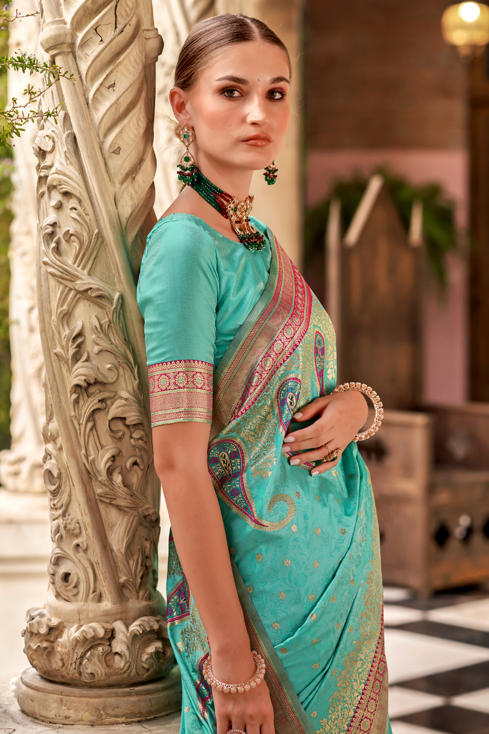 Soft Silk Saree with Graceful Drape and Lustrous Finish - LaVante Fashion