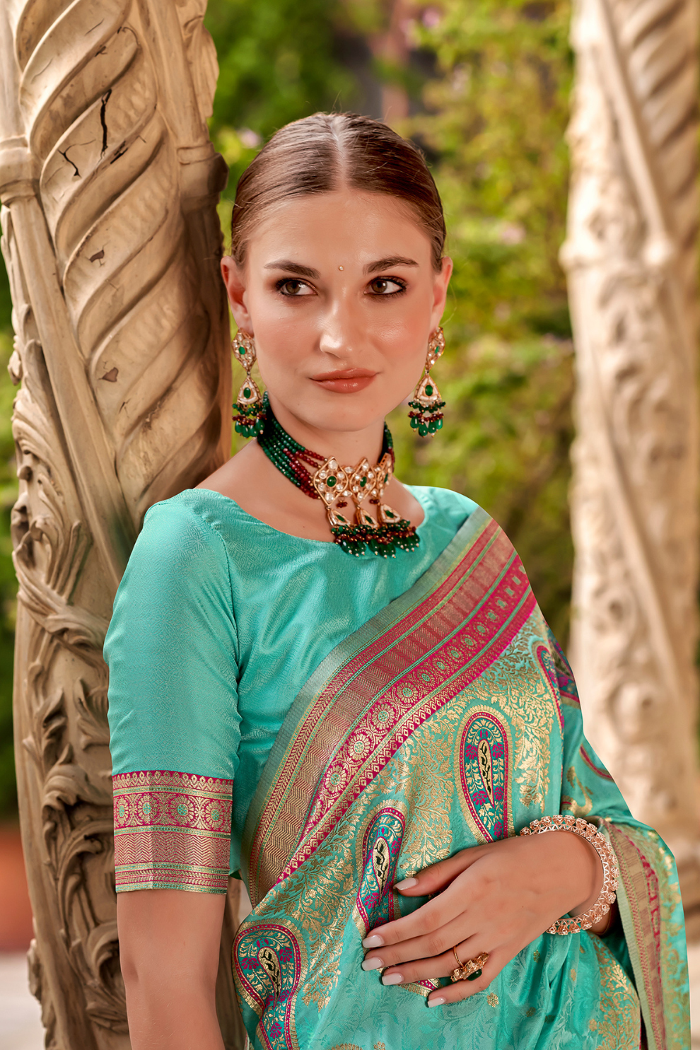 Soft Silk Saree with Graceful Drape and Lustrous Finish - LaVante Fashion