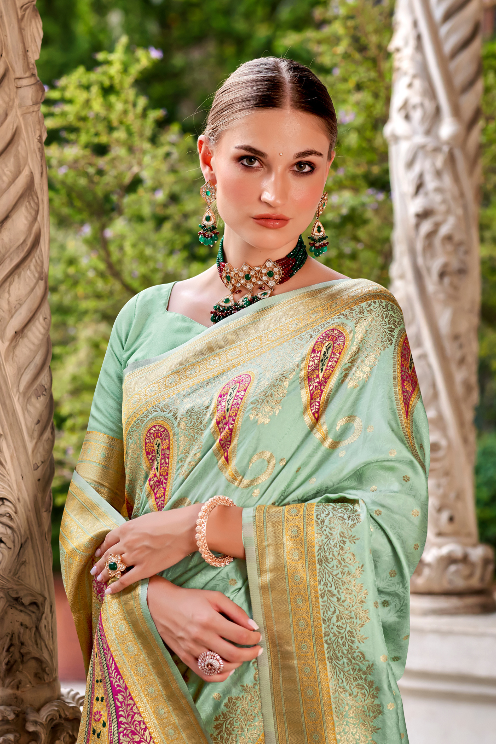 Soft Silk Saree with Graceful Drape and Lustrous Finish - LaVante Fashion