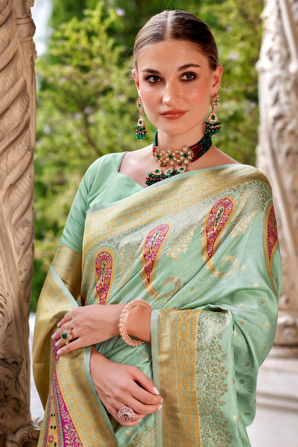 Soft Silk Saree with Graceful Drape and Lustrous Finish - LaVante Fashion