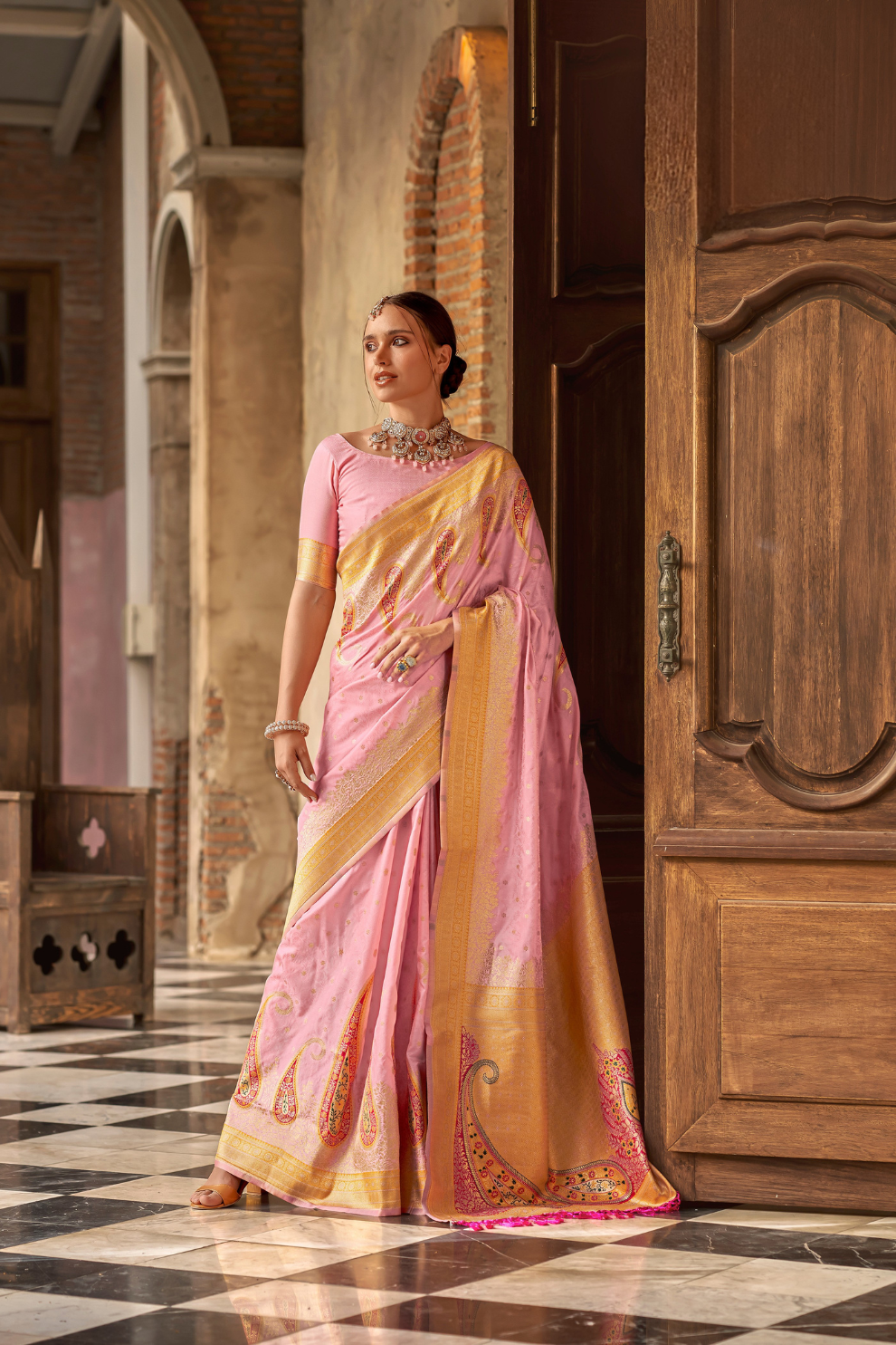 Soft Silk Saree with Graceful Drape and Lustrous Finish - LaVante Fashion