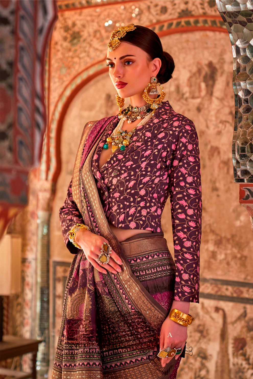 Super P.V. Silk Saree with Exclusive Value Addition Work