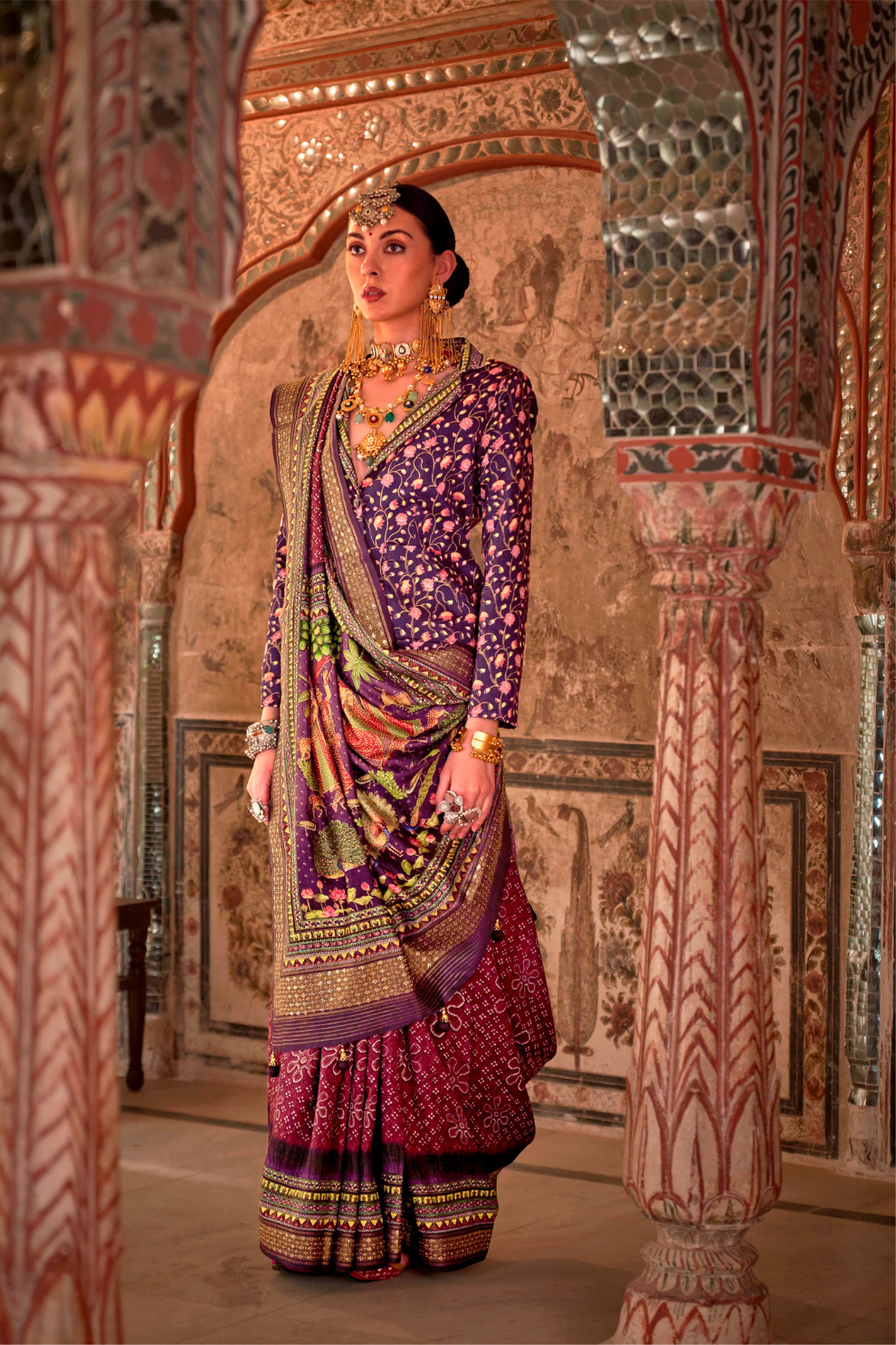 Super P.V. Silk Saree with Exclusive Value Addition Work