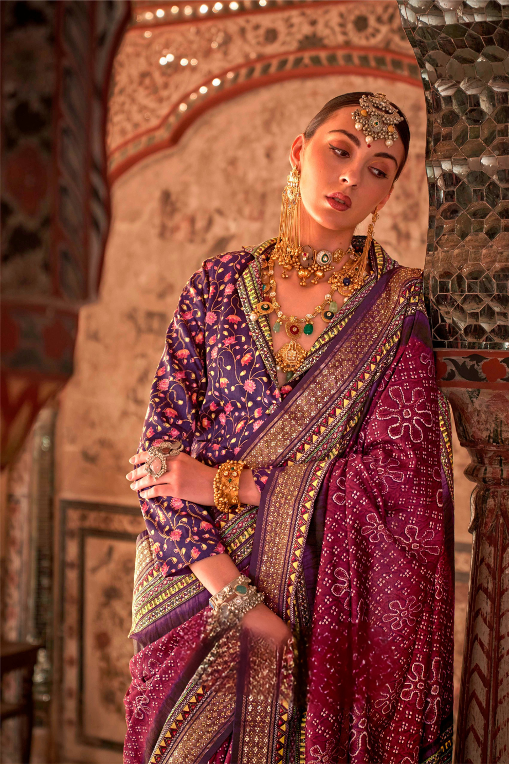 Super P.V. Silk Saree with Exclusive Value Addition Work