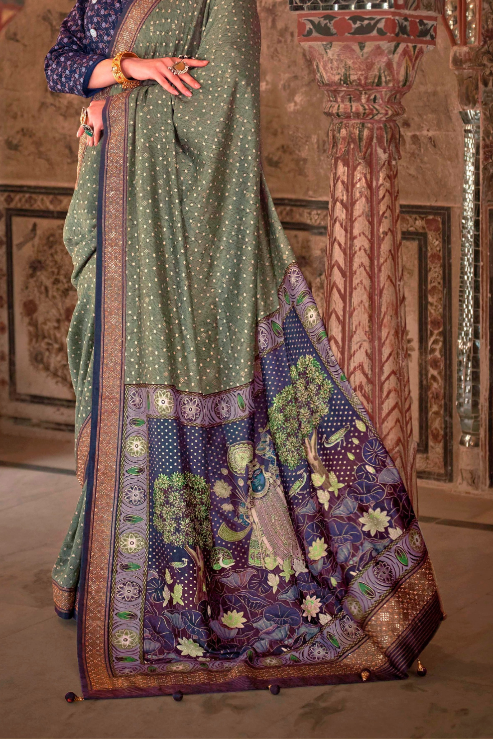 Super P.V. Silk Saree with Exclusive Value Addition Work