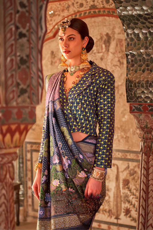 Super P.V. Silk Saree with Exclusive Value Addition Work