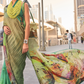 Stylish Swiss Satin Saree with Premium Digital Artwork Prints