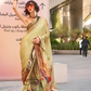 Stylish Swiss Satin Saree with Premium Digital Artwork Prints