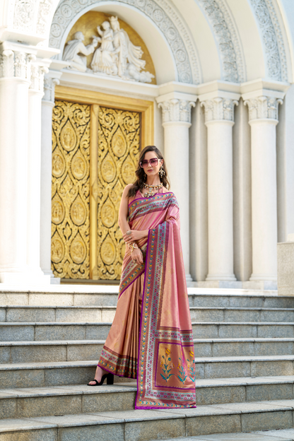 Tissue Silk Saree – Sheer Elegance with a Subtle Shine - LaVante Fashion