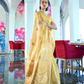Tissue Finish Silk Saree with Blouse for Special Events