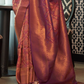 Traditional Kanjivaram Silk Saree with Rich Zari Weaving