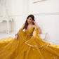 Trendy Butterfly Net Lehenga Choli with Intricate Thread & Sequin Work