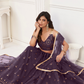 Trendy Butterfly Net Lehenga Choli with Intricate Thread & Sequin Work