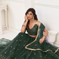 Trendy Butterfly Net Lehenga Choli with Intricate Thread & Sequin Work
