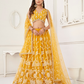 Trendy Butterfly Net Lehenga Choli with Intricate Thread & Sequin Work