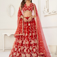 Trendy Butterfly Net Lehenga Choli with Intricate Thread & Sequin Work