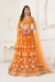 Trendy Butterfly Net Lehenga Choli with Intricate Thread & Sequin Work