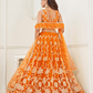 Trendy Butterfly Net Lehenga Choli with Intricate Thread & Sequin Work