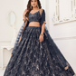 Trendy Butterfly Net Lehenga Choli with Intricate Thread & Sequin Work