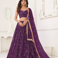 Trendy Butterfly Net Lehenga Choli with Intricate Thread & Sequin Work
