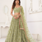 Trendy Butterfly Net Lehenga Choli with Intricate Thread & Sequin Work