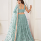 Trendy Butterfly Net Lehenga Choli with Intricate Thread & Sequin Work