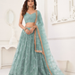 Trendy Butterfly Net Lehenga Choli with Intricate Thread & Sequin Work