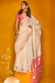 Tussar Handloom Weaving Silk Saree with Natural Finish Elegance