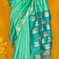 Tussar Handloom Weaving Silk Saree with Natural Finish Elegance