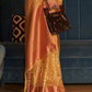 Tissue Silk Handloom Saree with Triple Zari Elegance