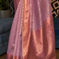 Tissue Silk Handloom Saree with Triple Zari Elegance