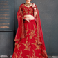 Bridal Silk Lehenga Choli Featuring Detailed Embroidered Design
