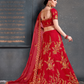 Bridal Silk Lehenga Choli Featuring Detailed Embroidered Design