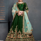 Bridal Silk Lehenga Choli Featuring Detailed Embroidered Design