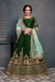 Bridal Silk Lehenga Choli Featuring Detailed Embroidered Design