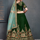 Bridal Silk Lehenga Choli Featuring Detailed Embroidered Design