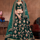 Luxurious Embroidered Mulberry Silk Bridal Lehenga Choli with Dupatta
